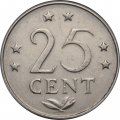 Антильские острова 25 центов 1970 год