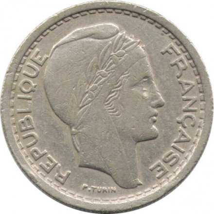 Алжир 20 франков 1949 год