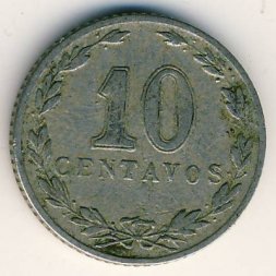 Аргентина 10 сентаво 1910 год