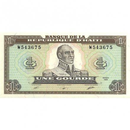 Гаити 1 гурд 1989 год - UNC