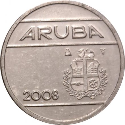 Аруба 25 центов 2008 год