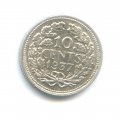 Нидерланды 10 центов 1937 год - Королева Вильгельмина