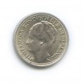 Нидерланды 10 центов 1937 год - Королева Вильгельмина