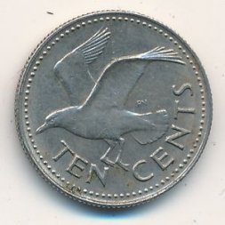 Барбадос 10 центов 1979 год