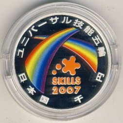 Япония 1000 йен 2007 год