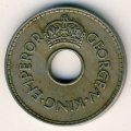 Фиджи 1 пенни 1934 год