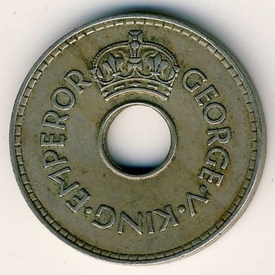 Фиджи 1 пенни 1934 год