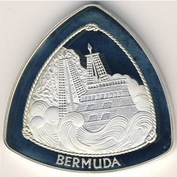 Бермудские острова 3 доллара 1997 год