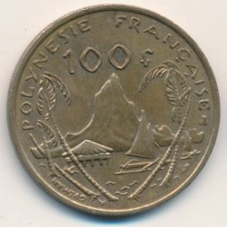 Французская Полинезия 100 франков 1995 год