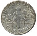 США 1 дайм (10 центов) 1961 год - Рузвельт (D)