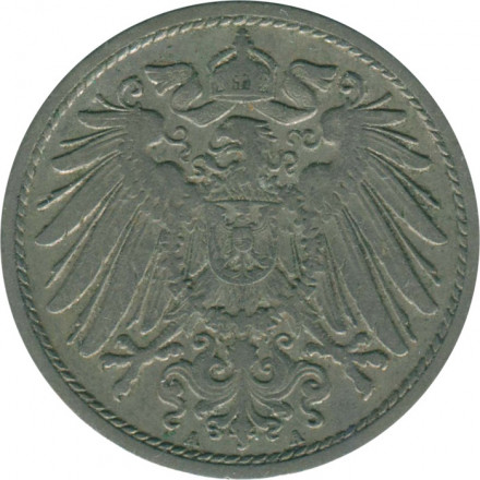 Германия 10 пфеннигов 1907 год (A)