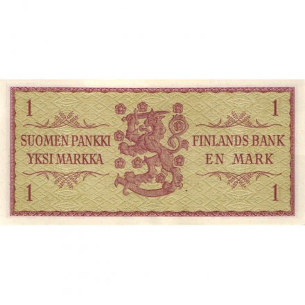 Финляндия 1 марка 1963 год - UNC (тип 3)