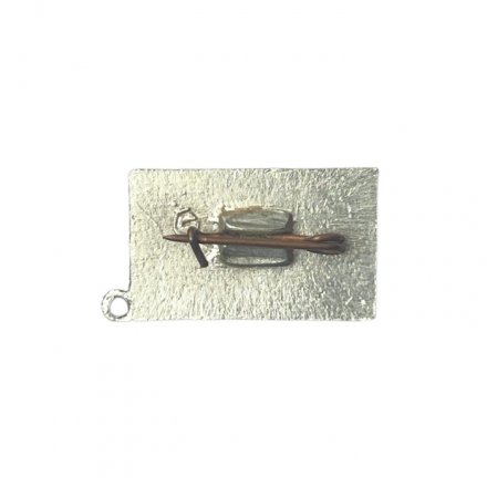 Значок Хоккей. Белая клюшка