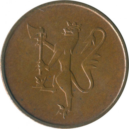 Норвегия 5 эре 1977 год 