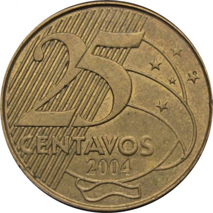 Бразилия 25 сентаво 2004 год
