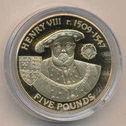 Олдерни 5 фунтов 2007 год