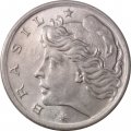 Бразилия 5 сентаво 1976 год - ФАО. Зебу (Волны волос на аверсе, за цифрой 5)