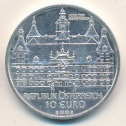 Австрия 10 евро 2002 год