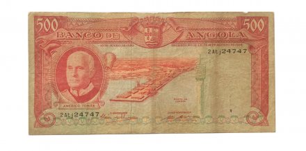 Ангола 500 эскудо 1970 год - VF