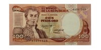 Колумбия 100 песо 1984 год - UNC