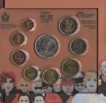 Набор из 9 евромонет Сан-Марино 2013 год - Федерико Феллини (в буклете)