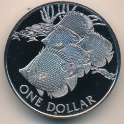 Виргинские острова 1 доллар 1985 год