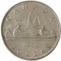 Канада 1 доллар 1962 год - Каноэ