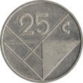 Аруба 25 центов 1989 год