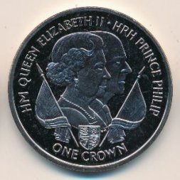 Остров Мэн 1 крона 2011 год