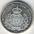 Сан-Марино 10000 лир 2001 год - 	Последние лиры