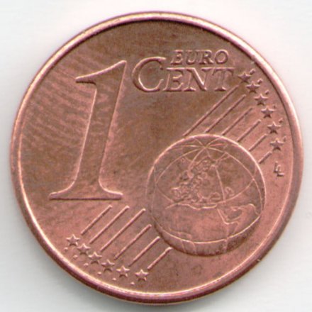 Германия 1 евроцент 2012 год (J)