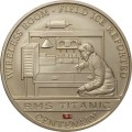 Острова Кука 1 доллар 2012 год - 100 лет Титанику. Радиорубка
