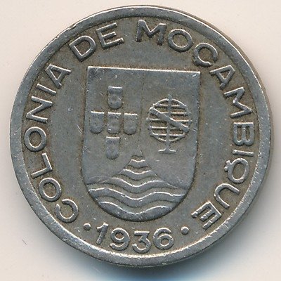Мозамбик 50 сентаво 1936 год