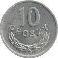 Польша 10 грошей 1965 год