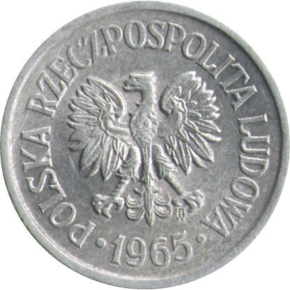 Польша 10 грошей 1965 год