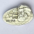 Значок. Карл Маркс 1818-1968 (тип 2)