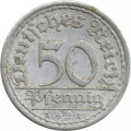 Веймарская республика 50 пфеннигов 1921 год (A)