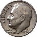 США 1 дайм (10 центов) 1972 год - Франклин Рузвельт (D)