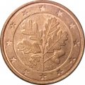 Германия 5 евроцентов 2005 год (J)