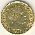 Колумбия 5 песо 1924 год