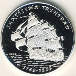 Куба 10 песо 2000 год