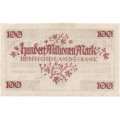 Германия (Дармштадт) 100000000 (100 млн.) марок 1923 год - VF