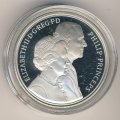 Великобритания 5 фунтов 1997 год - Золотой юбилей свадьбы Королевы Елизаветы II и Филиппа (серебро)