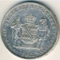 Саксония 1 талер 1863 год