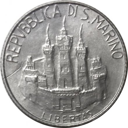 Сан-Марино 2 лиры 1984 год - Леонардо да Винчи