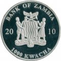Замбия 1000 квача 2010 год - Смертоносные насекомые - Муравей-жнец
