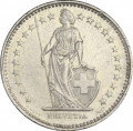 Швейцария 1 франк 1992 год