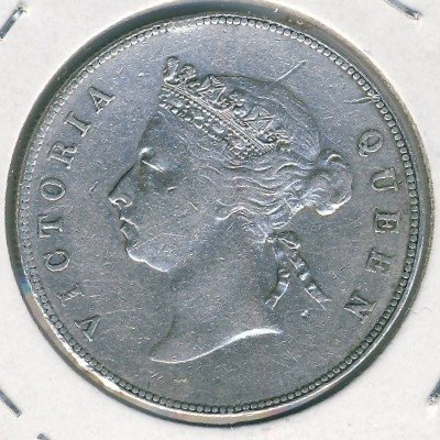 Гонконг 50 центов 1892 год