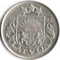 Латвия 10 сантимов 1922 год