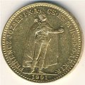 Венгрия 20 крон 1901 год